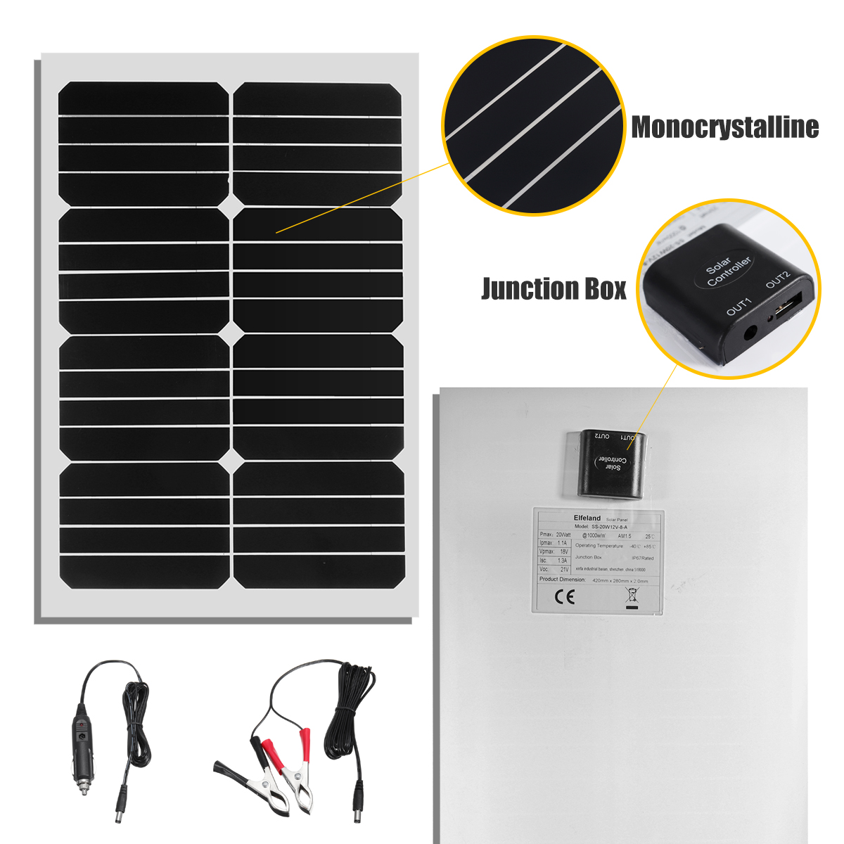 20W-12V-Mono-Semi-Flexible-Solar-Panel-Battery-Charger-For-w-Car-Boat-Charger-1337273-2