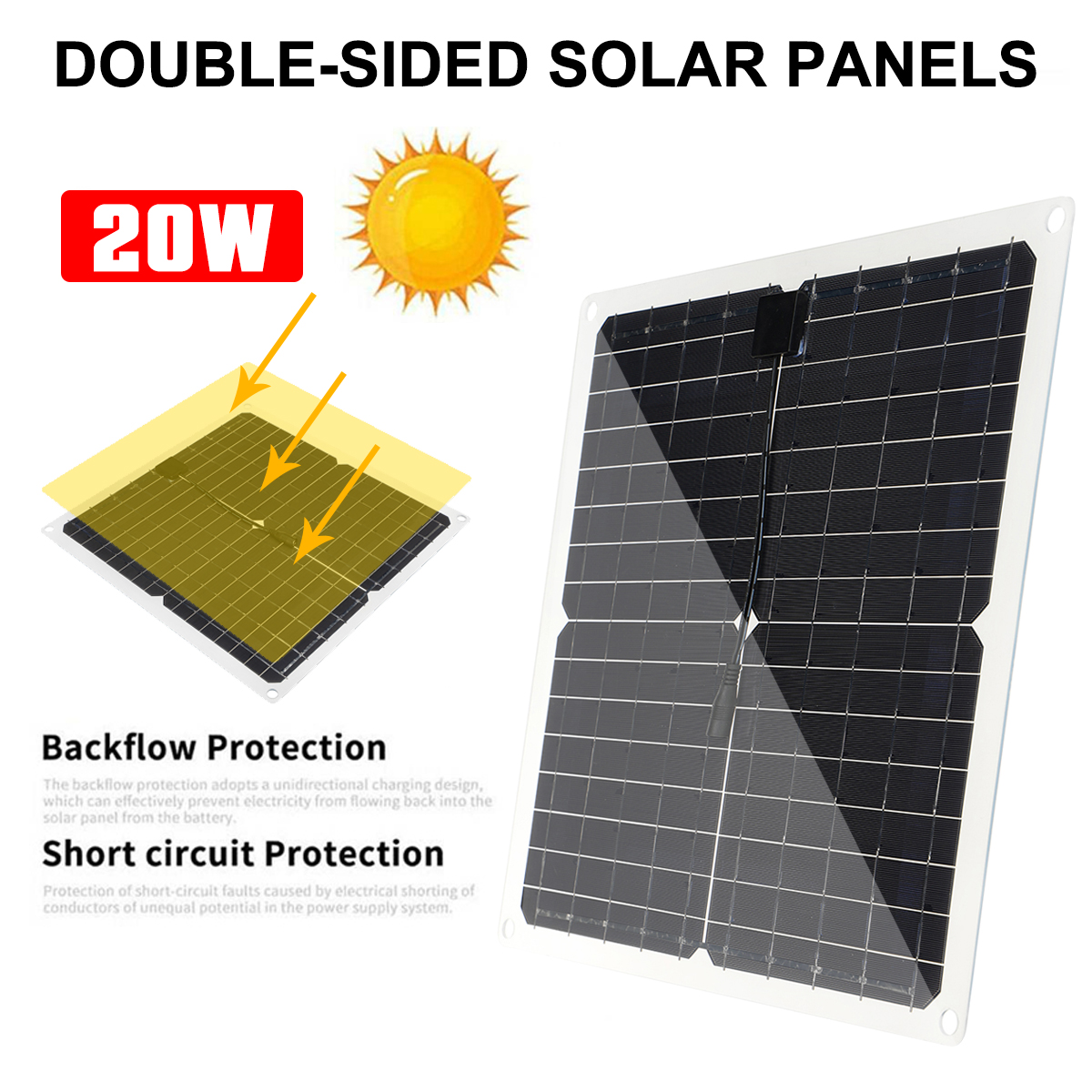 20W-18V-Solar-Panel-Kit-Monocrystalline-Solar-Power-Panel-for-Car-Yacht-RV-Boat-Moblie-Phone-Battery-1924793-2