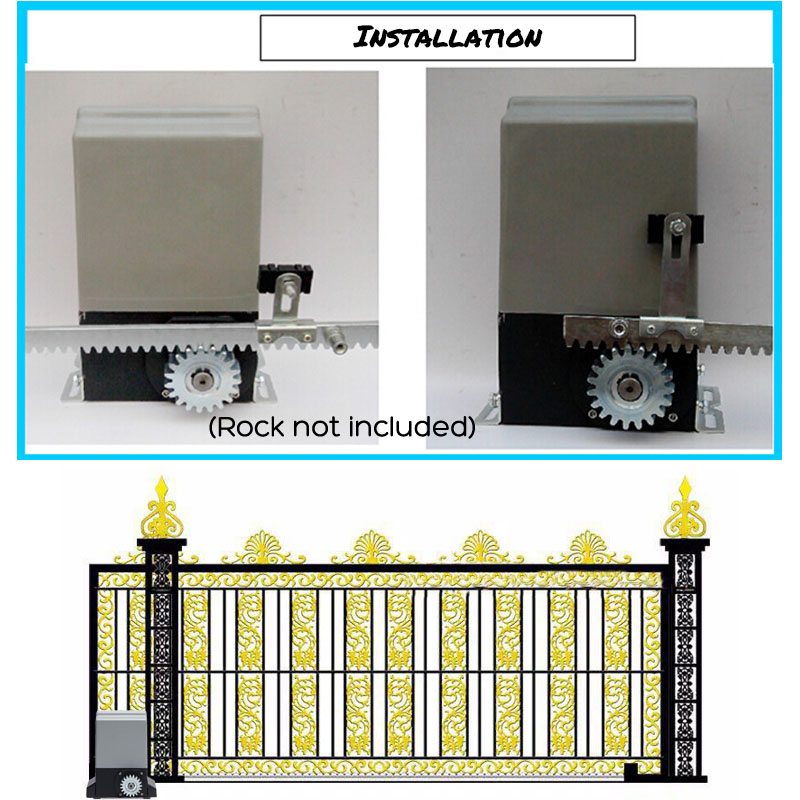 220V-550W-Electric-Sliding-Gate-Opener-Automatic-Motor-with-2-Remote-Control-Switch-1351339-4