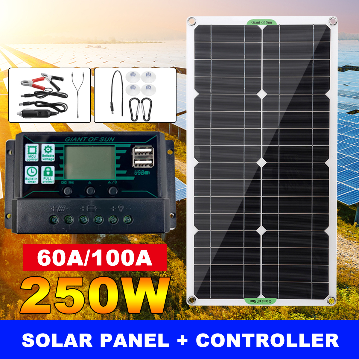 250W-Max-Portable-Solar-Panel-Kit-Dual-DC-USB-Charger-Kit-Single-Crystal-Semi-flexible-Solar-Power-P-1827860-1
