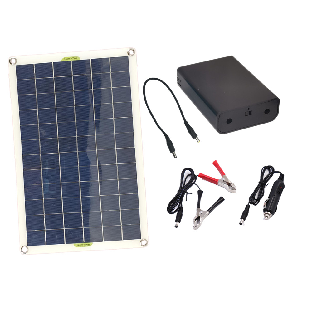 30W-12V-PET-Flexible-Solar-Power-Station-12V-18V-Car-RV-Boat-Battery-Charger-Solar-Panel-Kit-Complet-1830360-7
