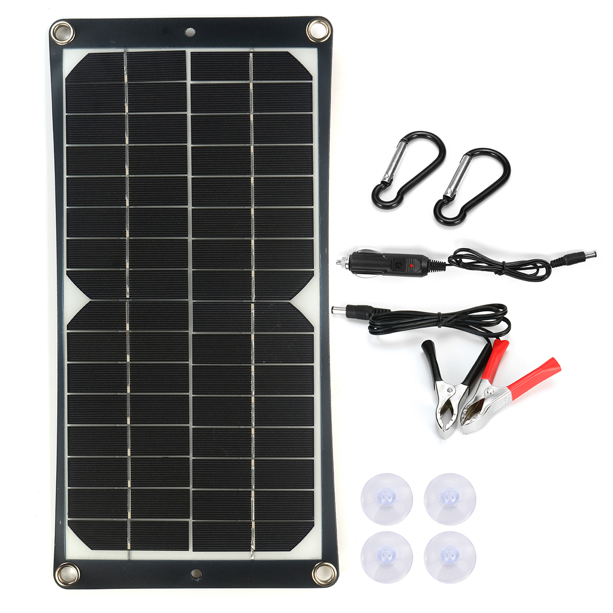 40W-Flexible-Monocrystalline-Solar-Panel-18V-Battery-Charger-Kit-For-Car-Van-1729221-10