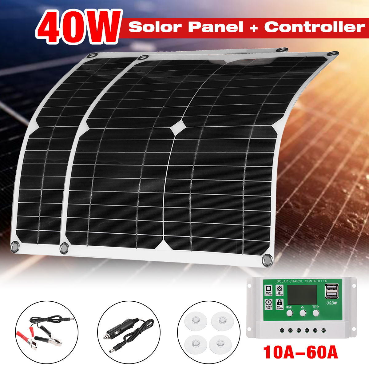 40W-Solar-Panel-Dual-USB-30A-Controller-Solar-Cell-for-Yacht-RV-Battery-Charger-1830193-2