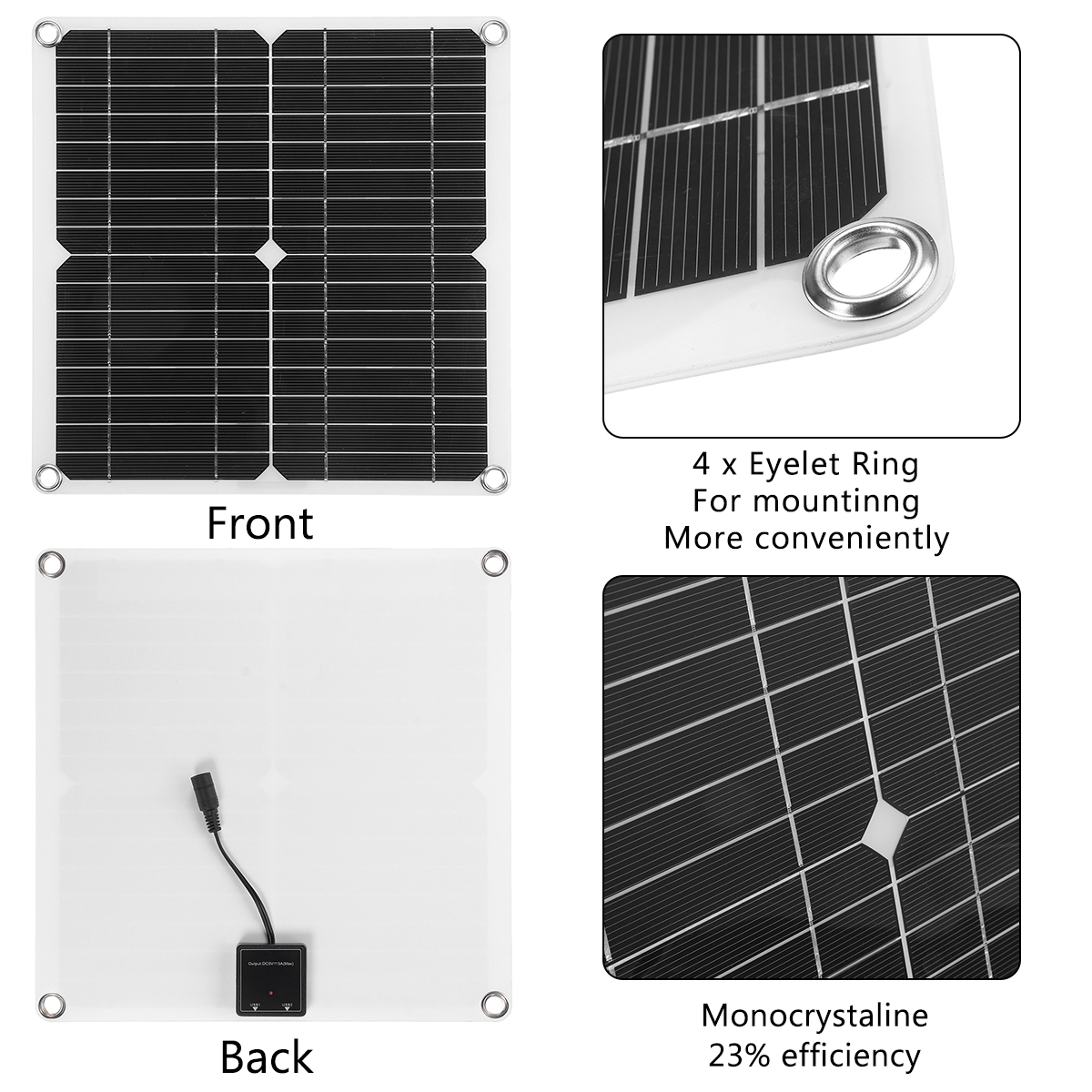 40W-Solar-Panel-Dual-USB-30A-Controller-Solar-Cell-for-Yacht-RV-Battery-Charger-1830193-8