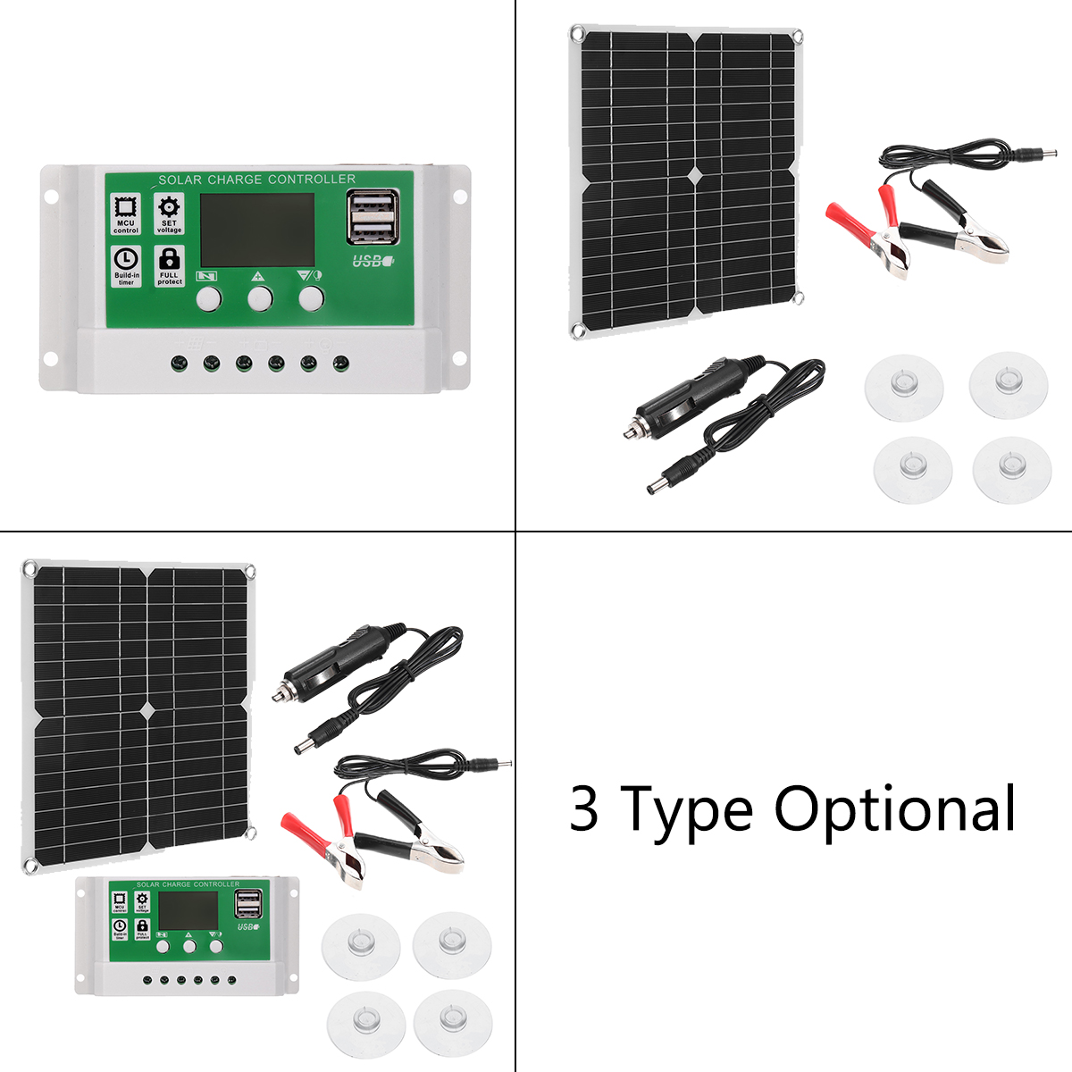 40W-Solar-Panel-Dual-USB-30A-Controller-Solar-Cell-for-Yacht-RV-Battery-Charger-1830193-10