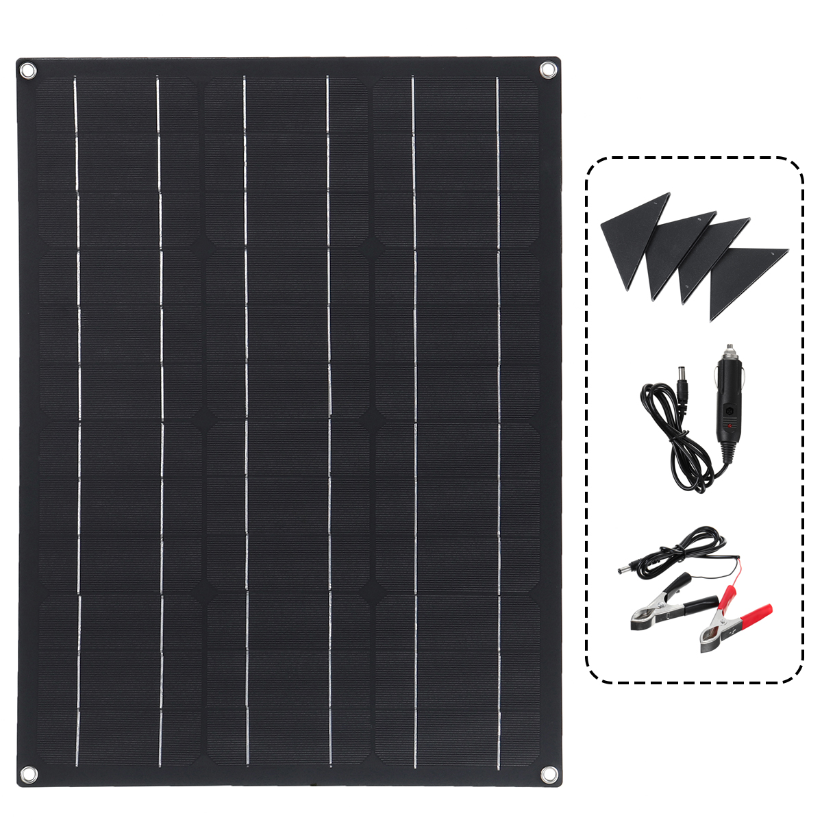 40W-Solar-Panel-Matte-Texture-Car-Emergency-Charger-WIth-4-Protective-Corners-Dual-USBDC-1614333-6