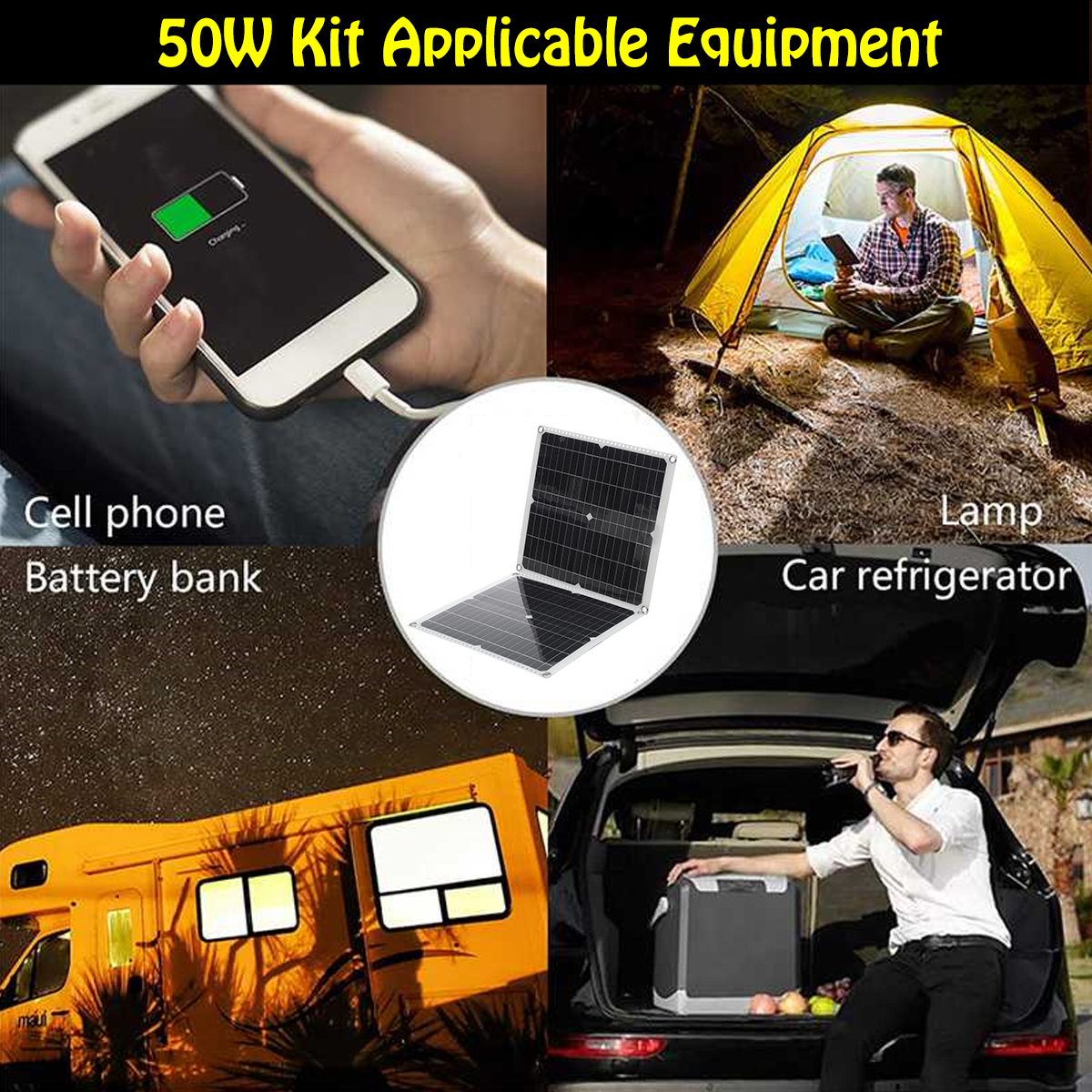 50W-Foldable-Solar-Charging-Panel-30-100A-LCD-Controller-Solar-Battery-Charger-Charging-Kits-1845862-13