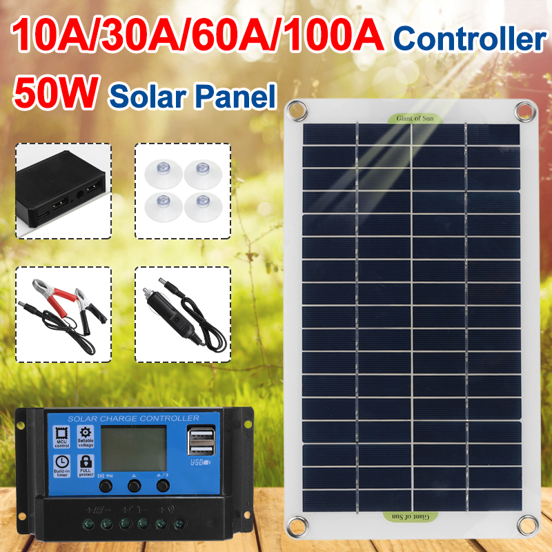50W-Solar-Panel-Portable-Flexible-Monocrystalline-Solar-Kit-W-10A30A60A100A-Controller-1806879-1