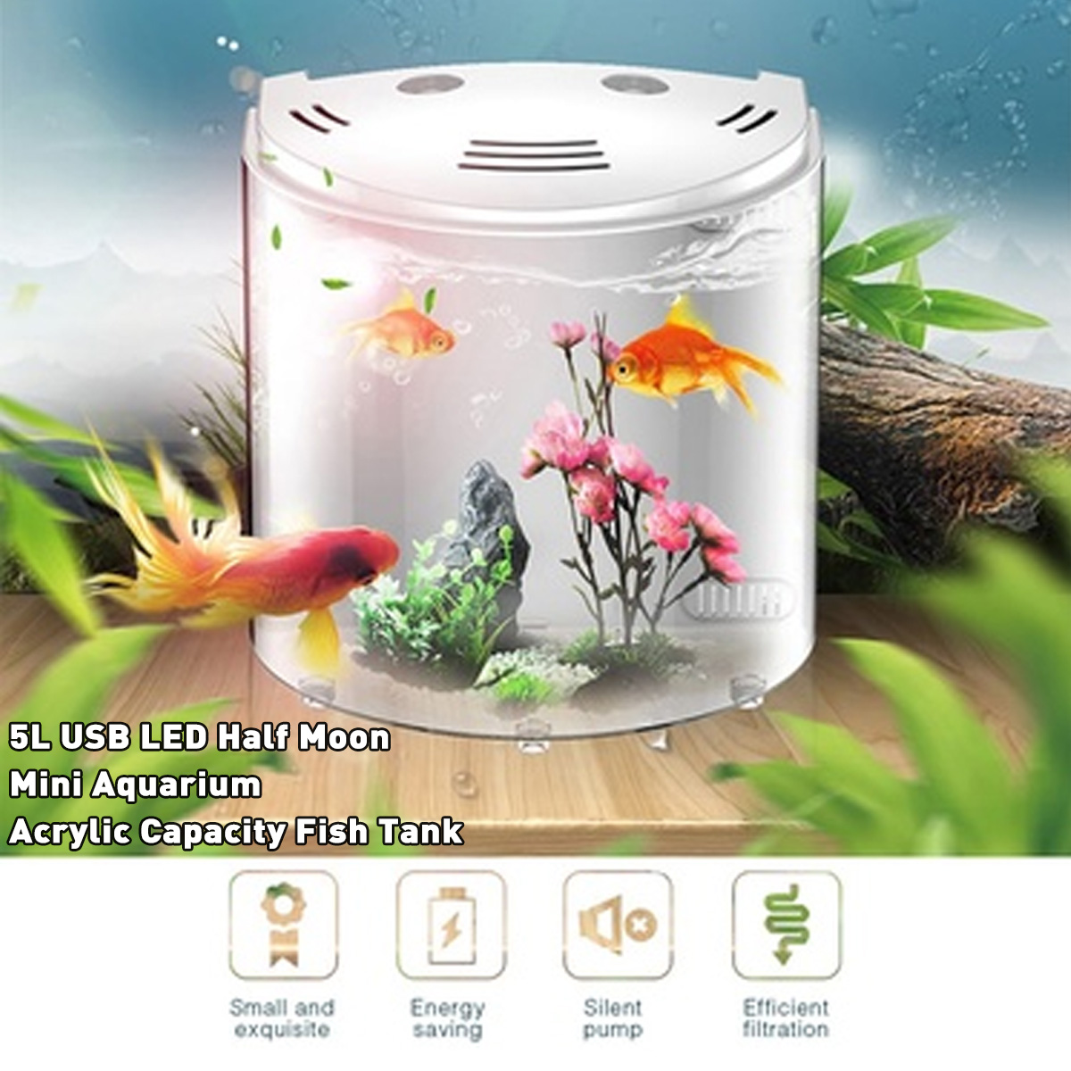 5L-USB-LED-Small-Fish-Tank-180deg-Open-Acrylic-Half-Moon-Mini-Aquarium-Decor-1623222-3