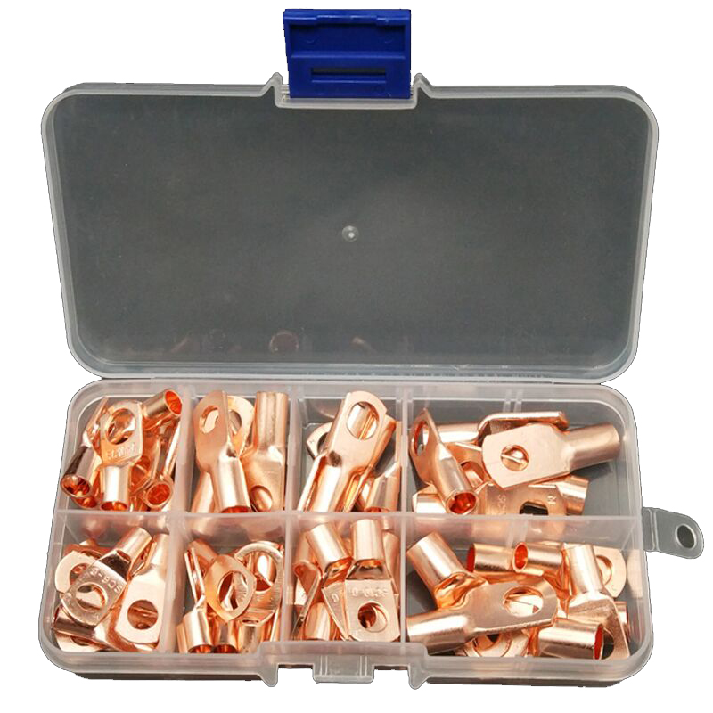 60Pcs-SC-Bare-Copper-Terminals-Circular-Splice-Ring-Terminal-Cable-Wire-Connector-with-Plastic-Box-1377168-1