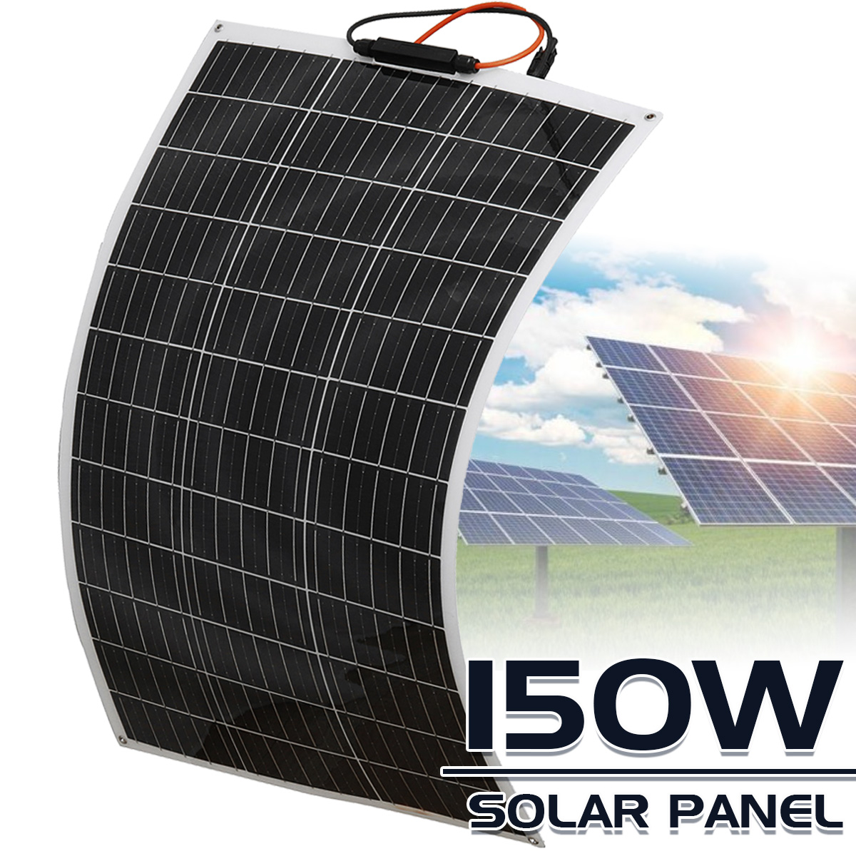 70W-Flexible-Solar-Panel-Cell-Module-Kit-Waterproof-For-Camping-Caravan-RV-150W-Max-1847881-2