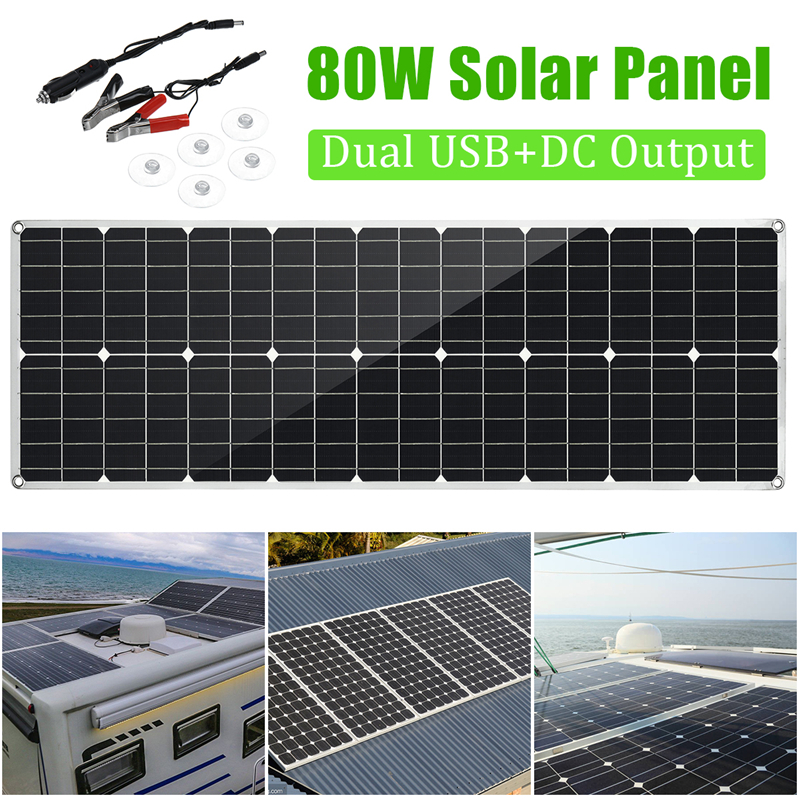 80W-PET-Flexible-Dual-USB-Solar-Panel-DC-Output-Battery-Charger-Roof-Boat-Car-1548764-2
