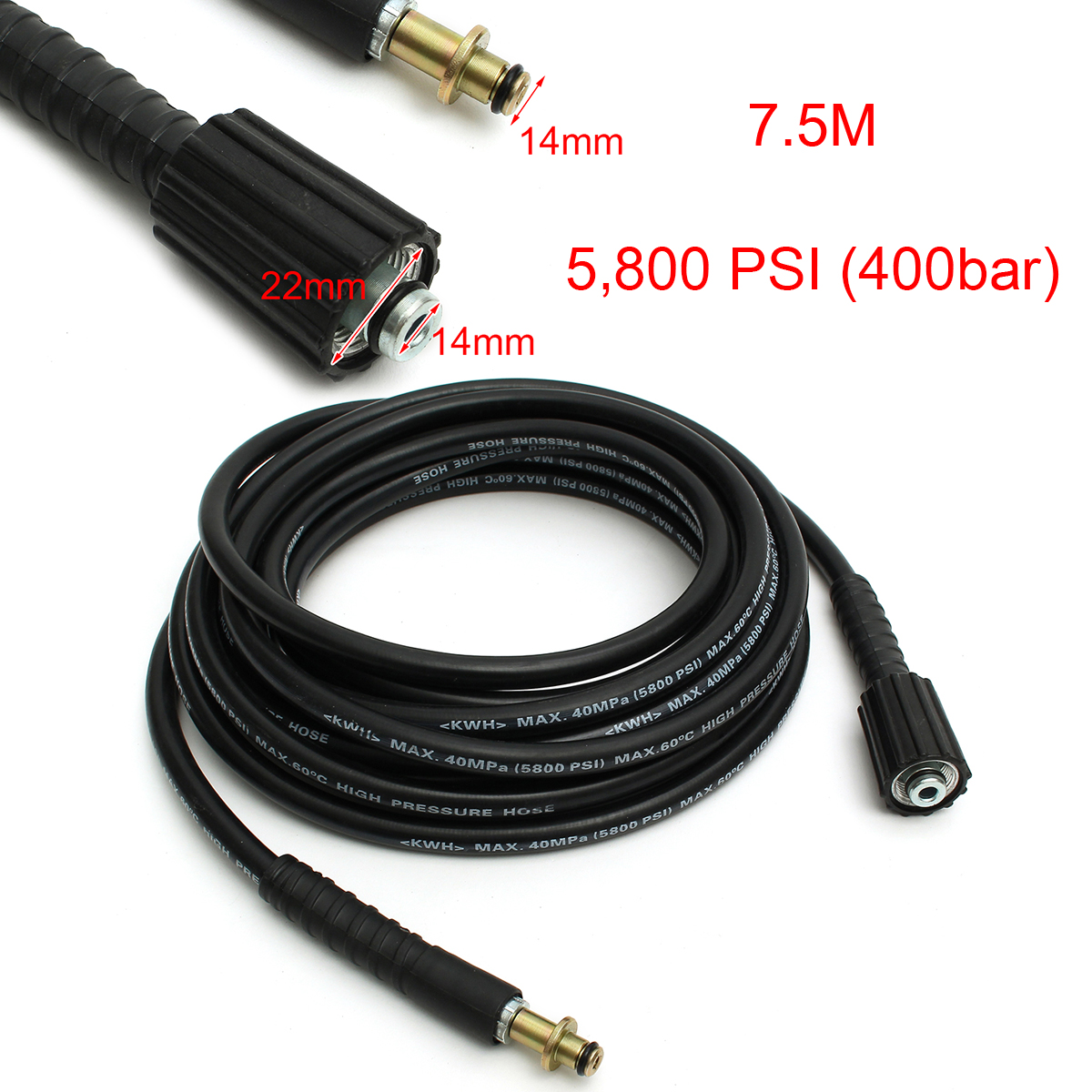 8M315-inch-2300PSI-Resin-Pipe-High-Pressure-Washer-Jet-Wash-Hose-M22-M14-14mm22mm-1434051-3