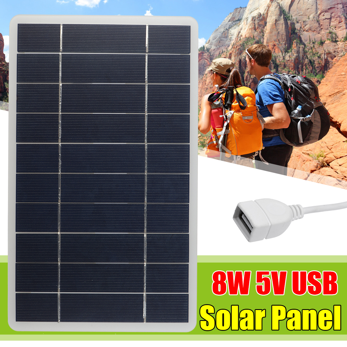 8W-5V-USB-Monocrystalline-Silicon-Solar-Panel-Phone-Car-USB-Battery-Outdoor-Charger-1873505-1