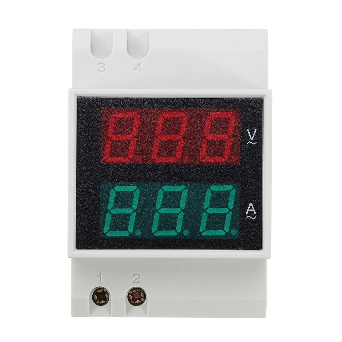 AC-80-300V-Din-Rail-AC-LED-Dual-Display-Volt-Meter-Ammeter-Voltage-Ampere-Gauge-951693-2