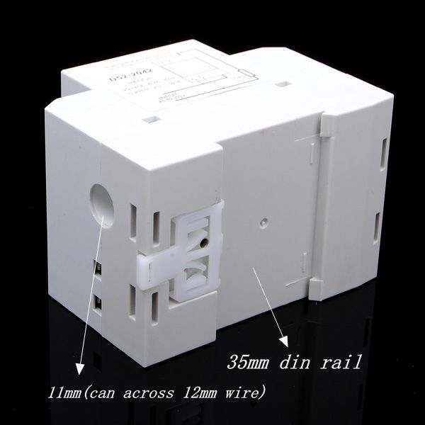 AC-80-300V-Din-Rail-AC-LED-Dual-Display-Volt-Meter-Ammeter-Voltage-Ampere-Gauge-951693-7