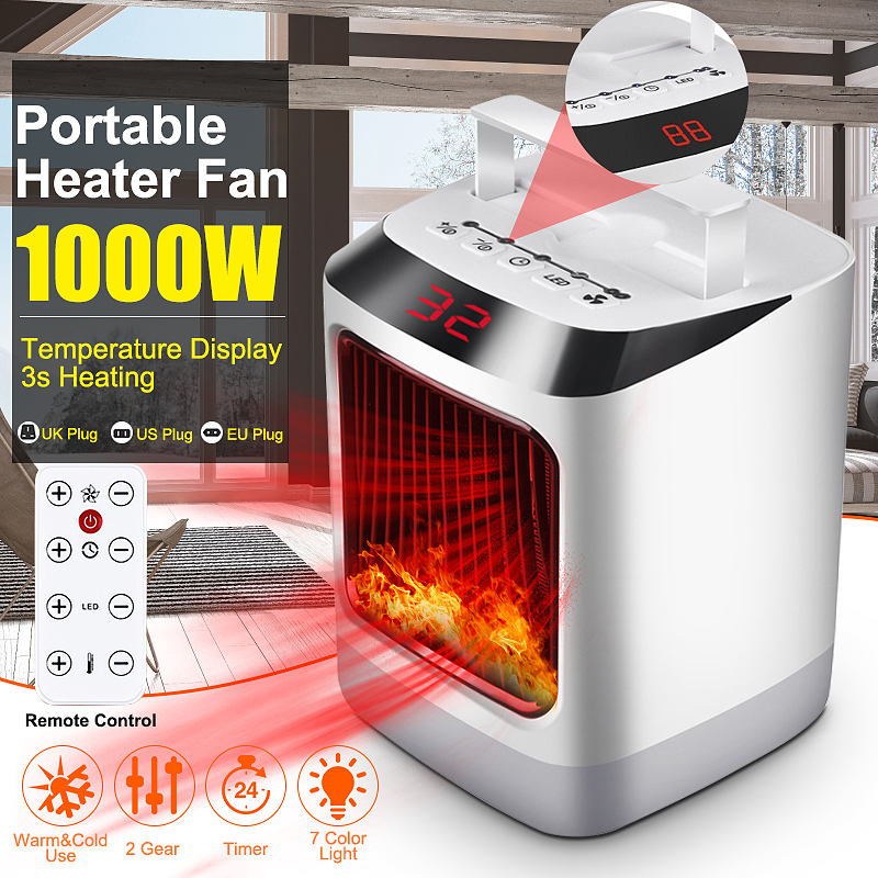Bakeey-1000W-Smart-Electric-Heater-Portable-PTC-Ceramic-Heating-Fan-Timing-Cold--Warm-Winter-Warmer--1596229-2