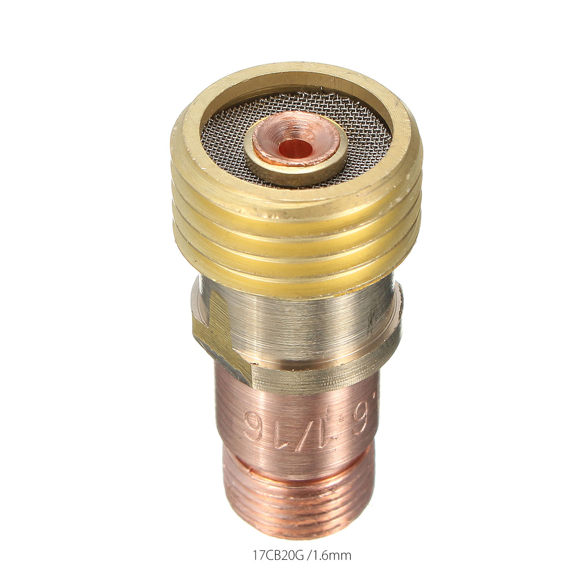Brass-Collets-Stubby-Gas-Lens-Connector-With-Mesh-For-Tig-WP-171826-Torch-1138923-6