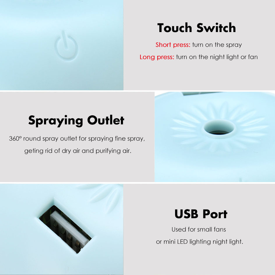 DC-5V-2W-USB-Humidifier-200mL-Air-Purify-Water-Meter-Cooler-Fan-Mushroom-Night-Light-Lamp-1422341-7