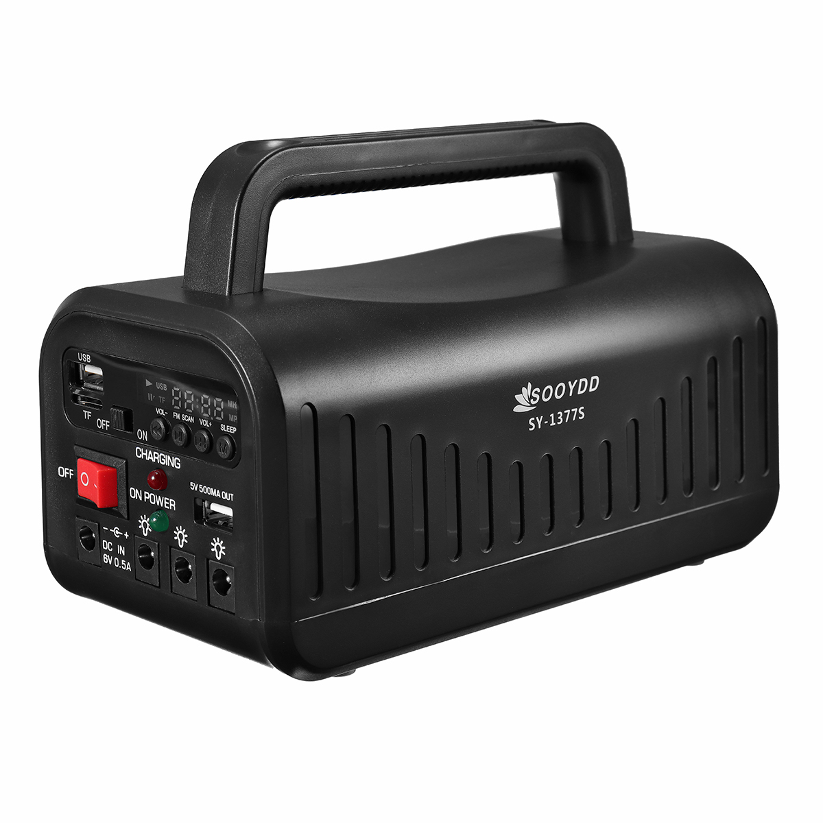 DC-6V-3W-Solar-Powered-System-Solar-Panel-Rechargeable-Battery-LED-Flashlight-Camping-Tent-Light-1336045-10