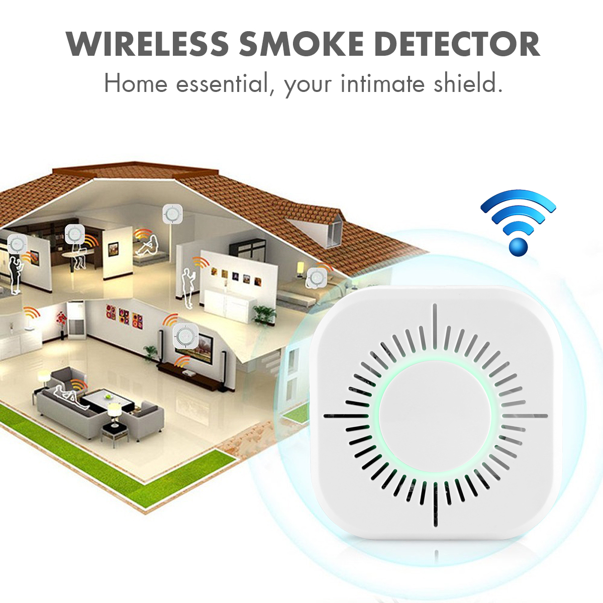 DC-9V-360deg-Wireless-Smoke-Detector-Fire-Alarm-Sensor-Home-Security-System-Cordless-1317890-5