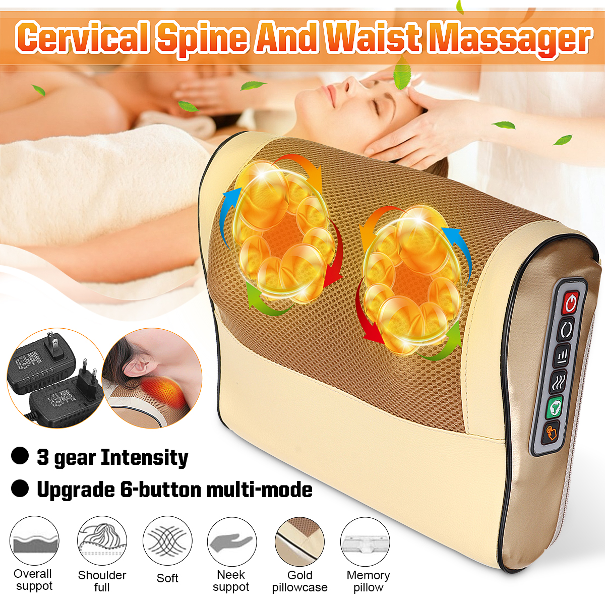 Electric-Lumbar-Neck-Back-Massage-Pillow-Cushion-Infrared-Heating-Kneading-Body-Massager-1638387-1