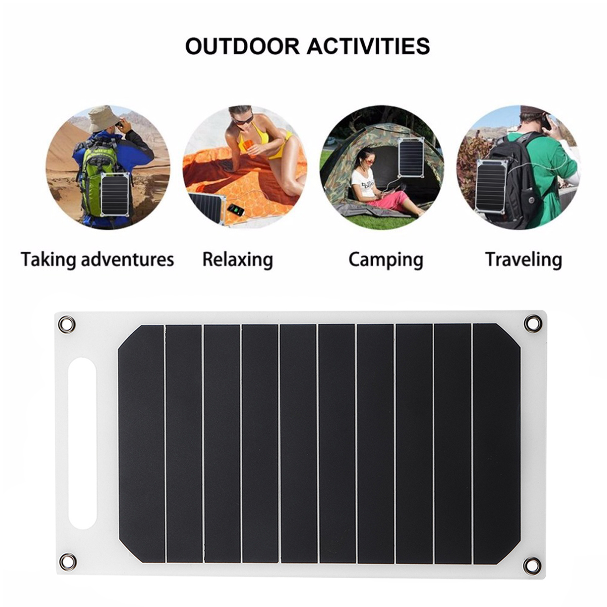 Excellwayreg-5V-10W-Portable-Solar-Panel-Slim--Light-USB-Charger-Charging-Power-Bank-Pad-1297325-3