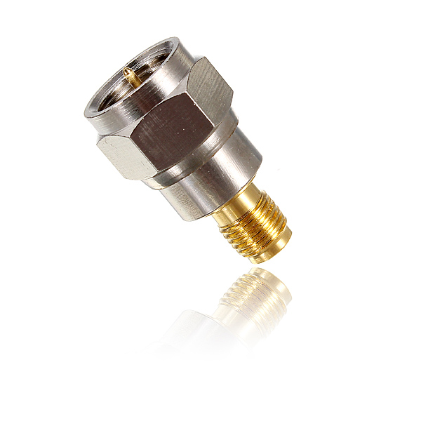 F-Male-Plug-To-SMA-Female-Jack-Coaxial-Adapter-Connector-Alloy-Steel-925494-5