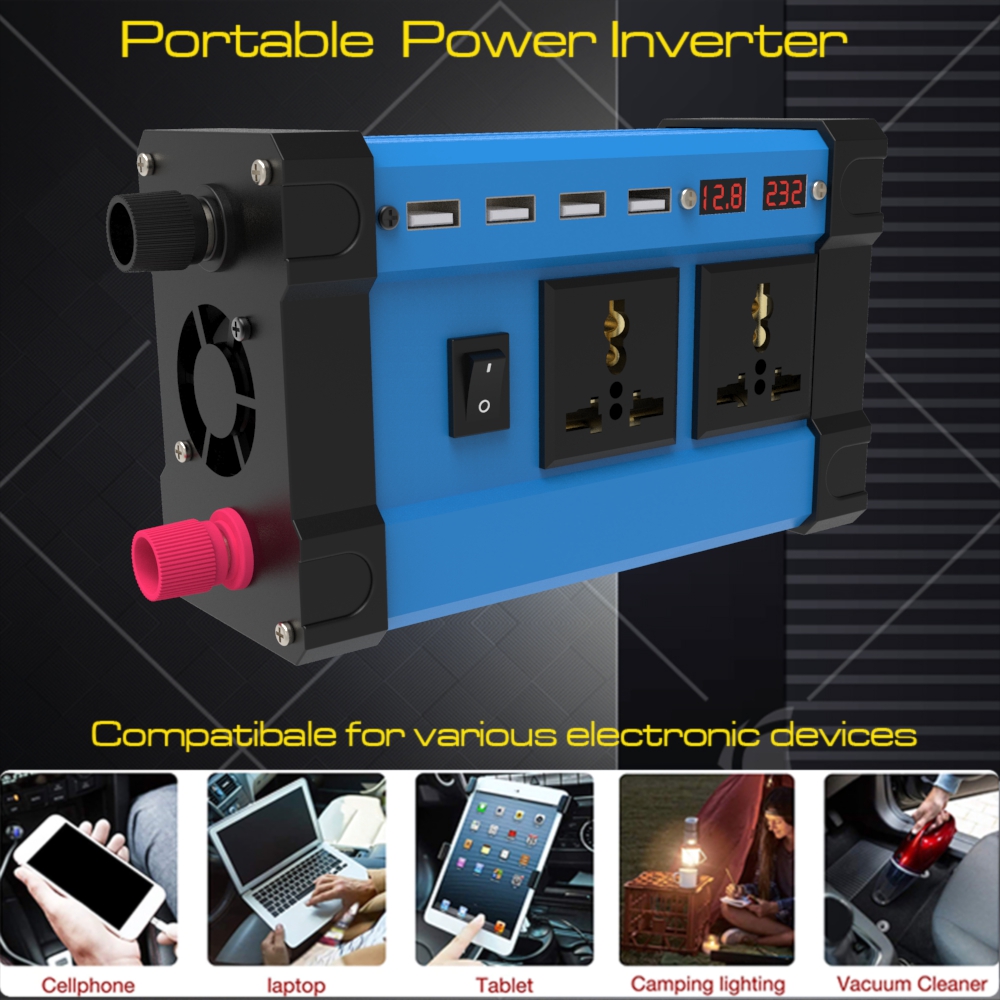 LEORY-Solar-Power-Generation-System-Dual-USB-30W-Solar-Panel--4000W-Power-Inverter-DC-12V-to-AC-220V-1868738-5