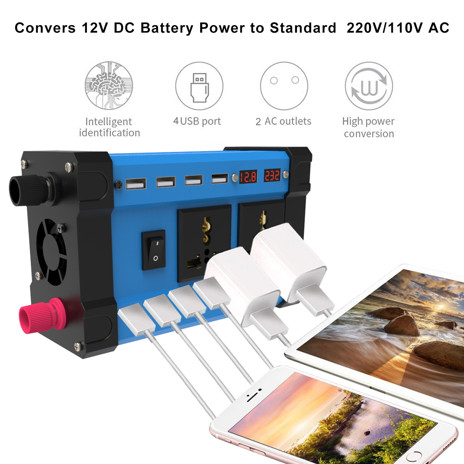 LEORY-Solar-Power-Generation-System-Dual-USB-30W-Solar-Panel--4000W-Power-Inverter-DC-12V-to-AC-220V-1868738-8