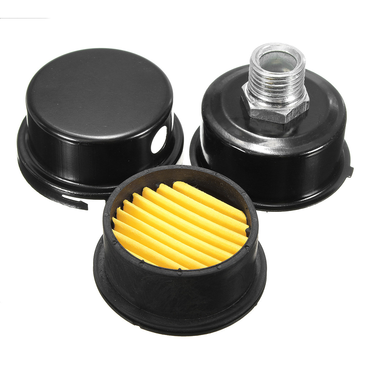 MPT12Inch-20mm-Thread-Dia-Black-Metal-Air-Compressor-Intake-Filter-Noise-Muffler-Silencer-1525115-4