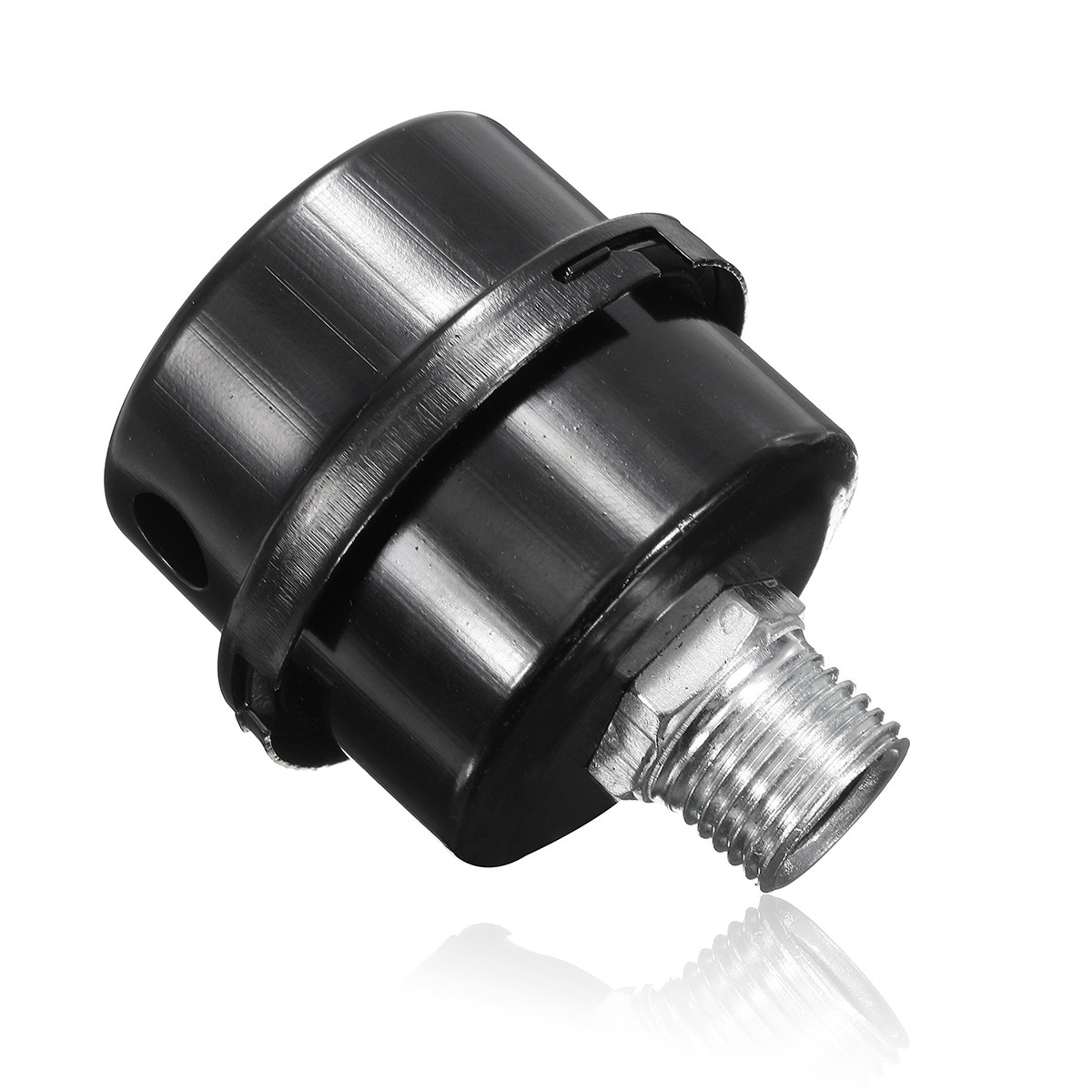MPT12Inch-20mm-Thread-Dia-Black-Metal-Air-Compressor-Intake-Filter-Noise-Muffler-Silencer-1525115-8