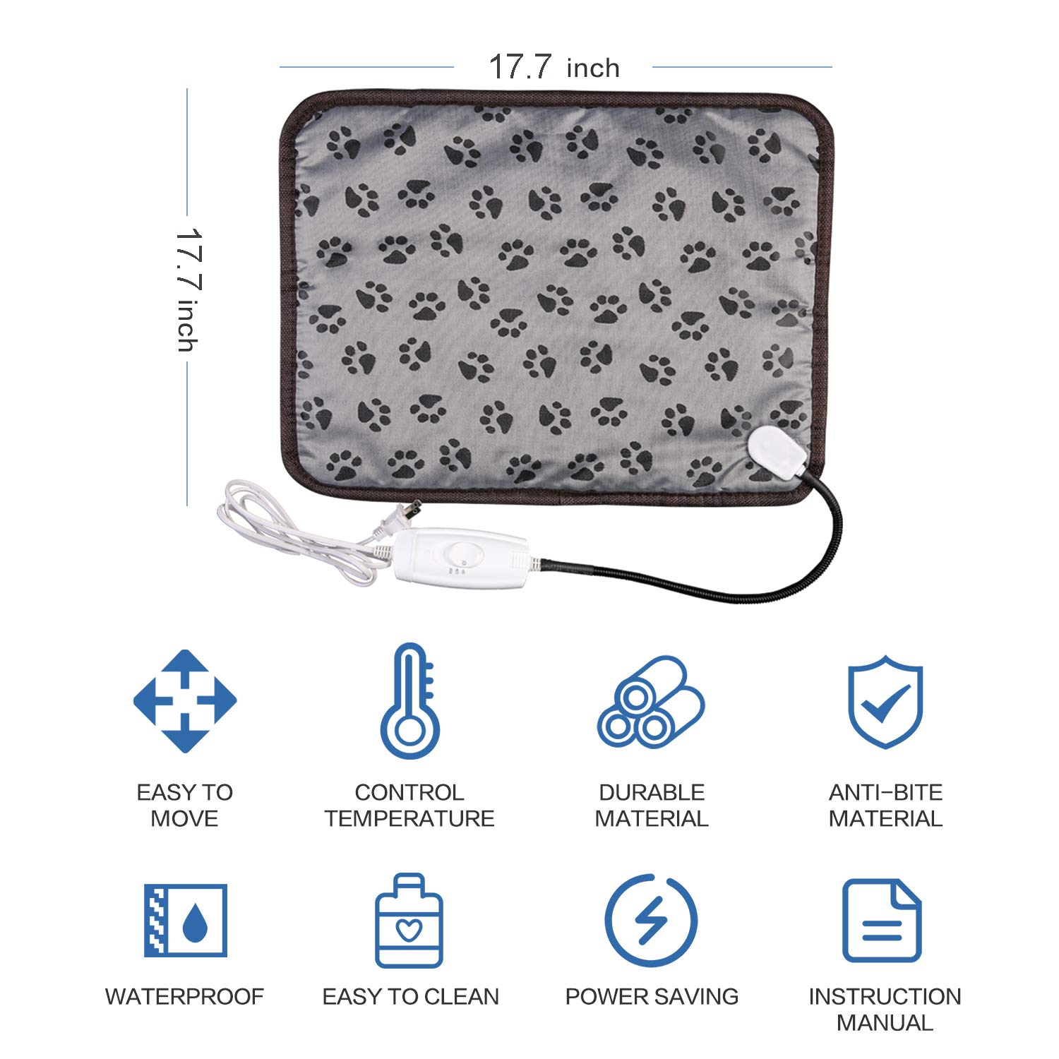 Pet-Electric-Heating-Mat-Cushion-Waterproof-Puppy-Dog-Cat-Heated-Pad-Winter-Warmer-1614553-3