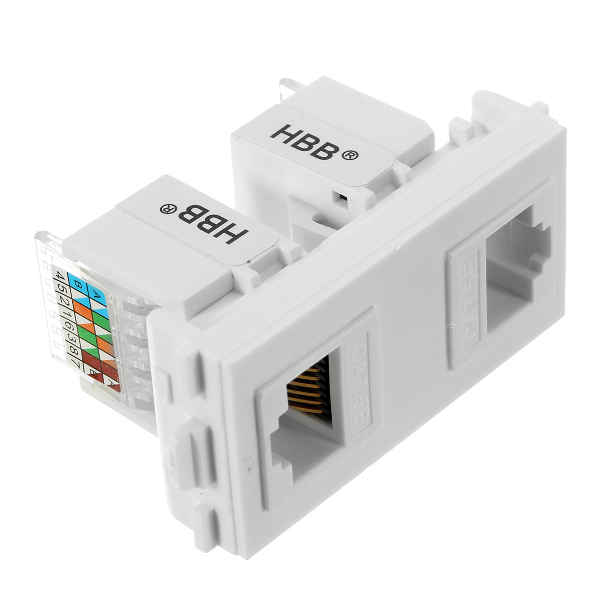 RJ45-Wall-Plate-Dual-Port-Socket-Panel-Building-Materials-Network-Combination-Connector-Module-1401148-1