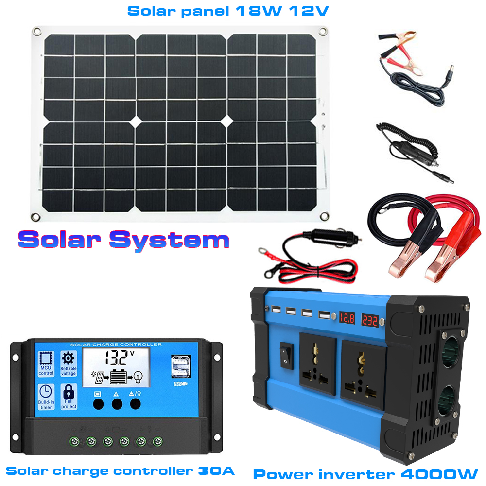 Solar-Power-Generation-System-Dual-USB-18W-Solar-Panel4000W-Power-Inverter-with-Dual-USB-Charger-Por-1842625-1