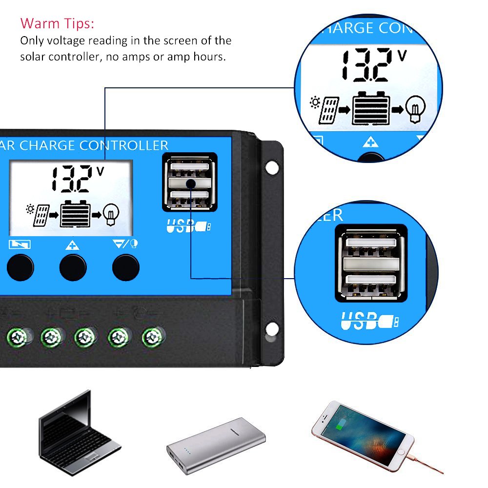 Solar-Power-Generation-System-Kit-Dual-USB-18W-18V-Mono-Solar-Panel-4000W-Power-Inverter-w-Bluetooth-1876239-12