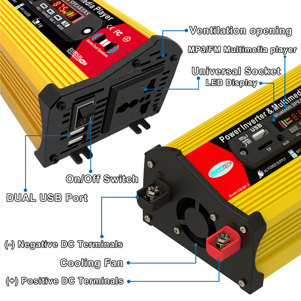 Solar-Power-Generation-System-Kit-Dual-USB-18W-18V-Mono-Solar-Panel-4000W-Power-Inverter-w-Bluetooth-1876239-3