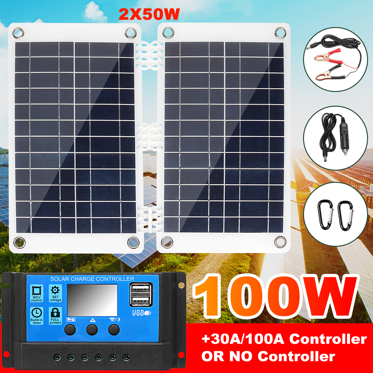 Solar-Power-Panel-Charger-Solar-Panel-Kit-Polysilicon-With-Solar-Charge-Controller-1881633-2
