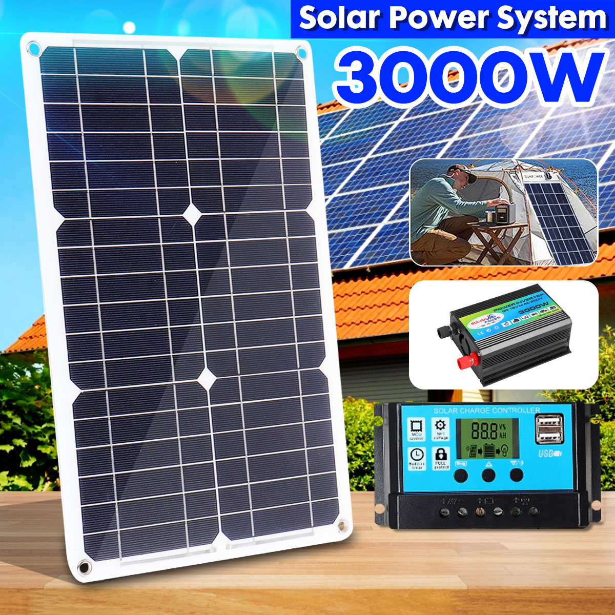 Solar-Power-System-18W-18V-Solar-Panel-Battery-Charger-3000W-Inverter-30A-1224V-Solar-Controller-USB-1874617-1