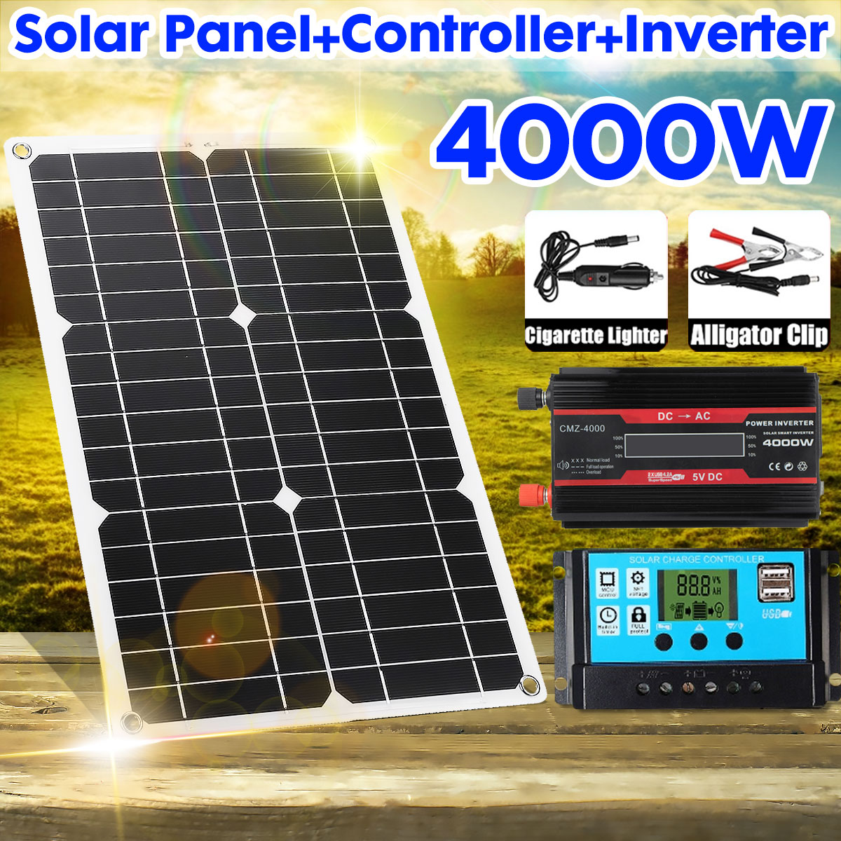 Solar-Power-System-Kit-18V-Solar-Panel-4000W-12V-to-110V220V-Inverter-30A-1224V-Charge-Controller-US-1876316-1