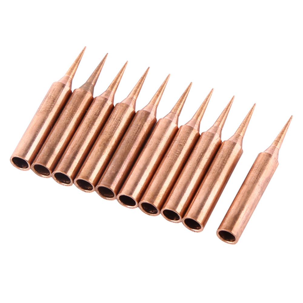 10pcs-900M-T-Pure-Copper-Iron-Tips-Soldering-Tips-For-Hakko-Soldering-Rework-Station-Soldering-Iron-1321509-1