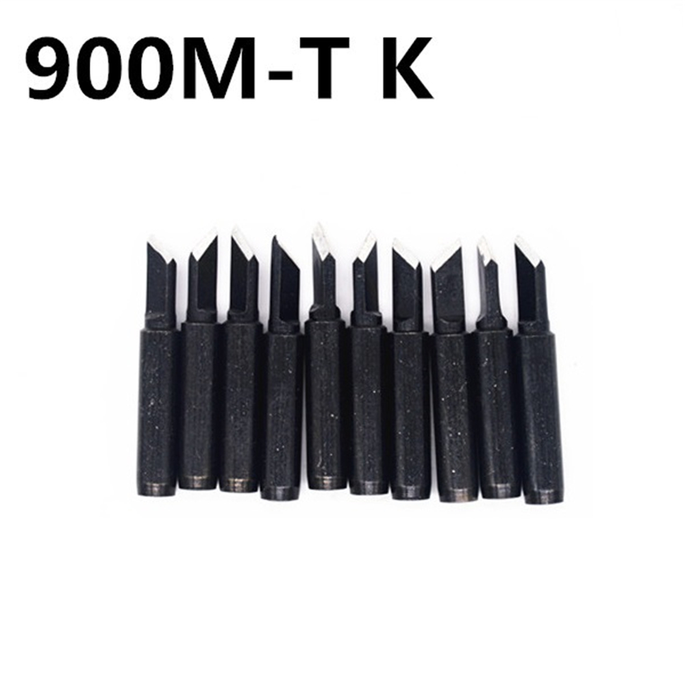 10pcs-Black-936-Soldering-Iron-Tips-900M-T-Edition-Horseshoe-Flat-for-Soldering-Rework-Station-1312333-1