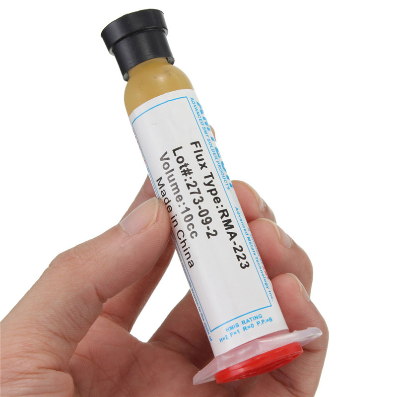 2Pcs-10cc-Syringe-BGA-SMD-Solder-Soldering-Paste-Flux-Grease-RMA-223-1018029-8