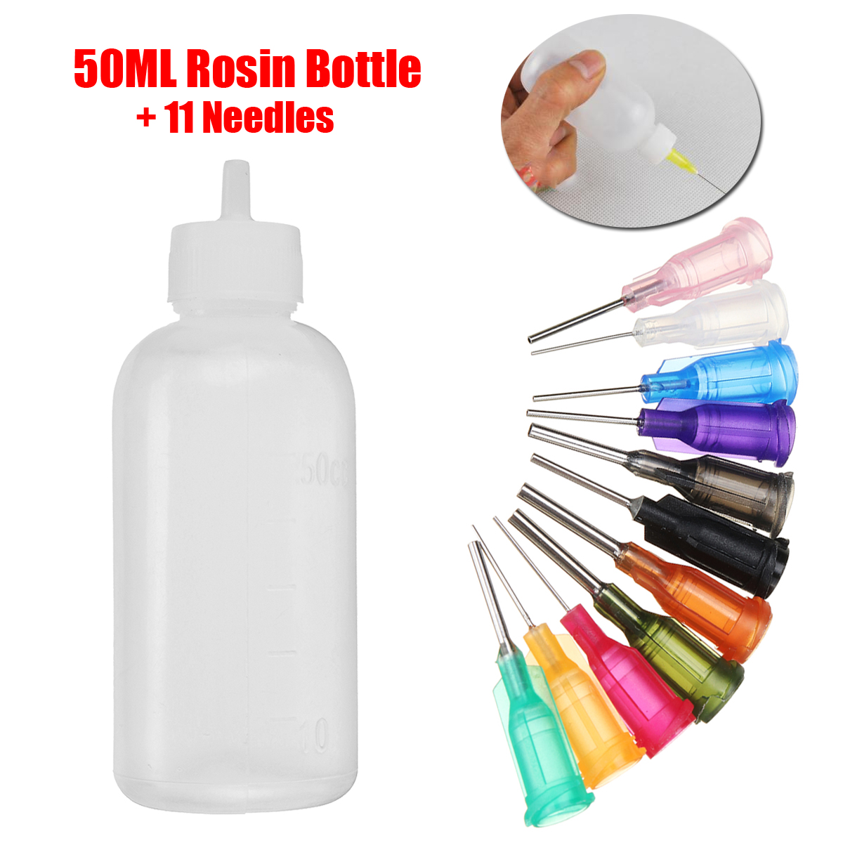 30mL-50mL-Rosin-Flux-Alcohol-Soldering-Solder-Liquid-Contain-Bottle-Paste-with-11-Needles-1374773-1