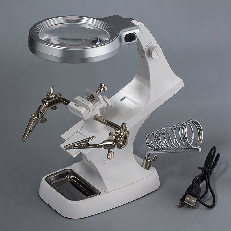 DANIU-Multifunctional-Welding-LED-Magnifier-Helping-Hand-Soldering-Iron-Stand-Magnifying-Lens-Clamp--1061332-2