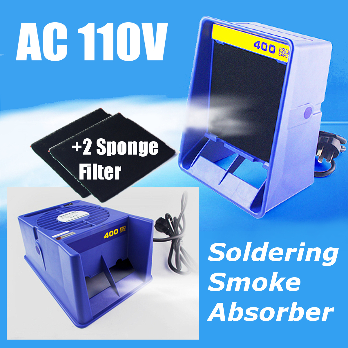FA-400-110V-Soldering-Iron-Smoke-Absorber-Remover-Fume-Extractor-Smoke-Air-Fan--2-Filters-1335903-1