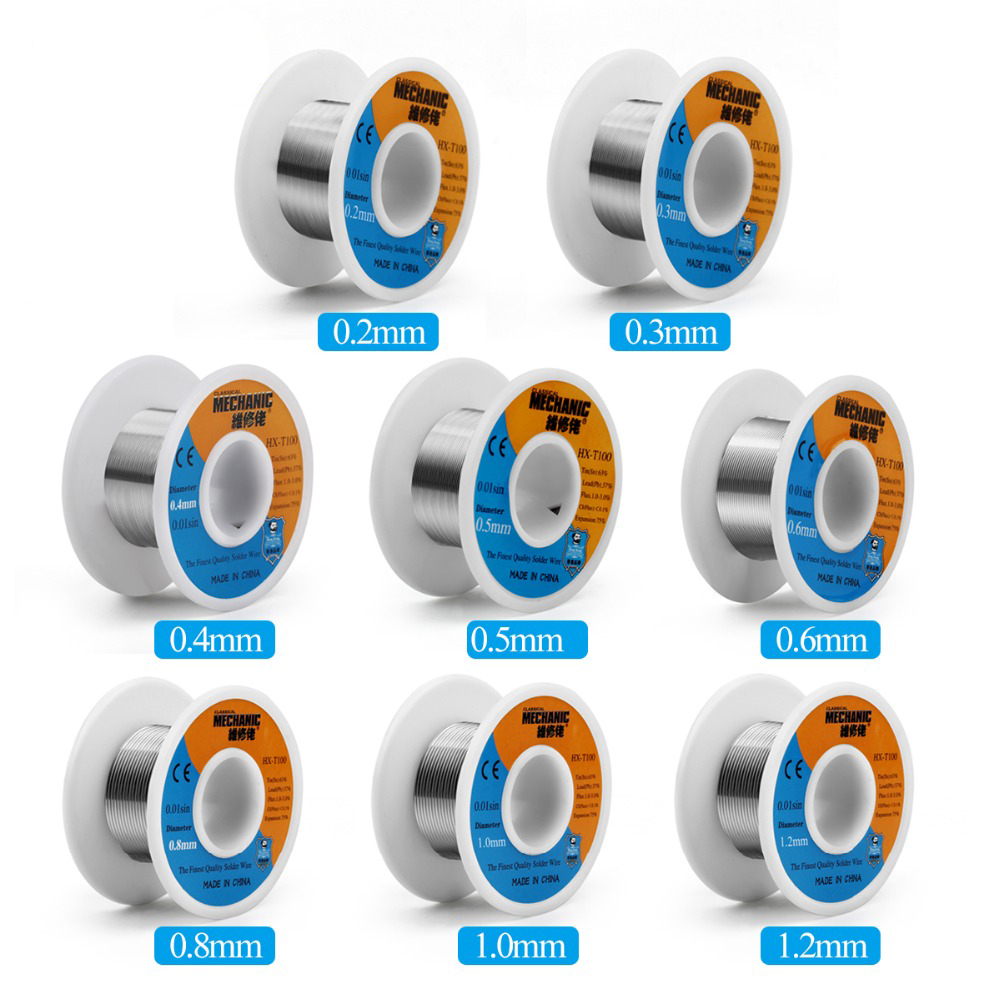 MECHANIC-HX-100-55g-Solder-Wire-6337-SnPb-Rosin-Core-183-Melting-Point-02mm-To-12mm-Solder-Wire-Weld-1756064-1