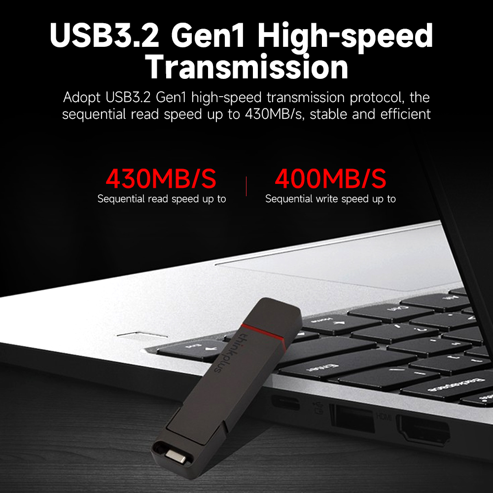 Lenovo-thinkplus-TU200-Pro-USB32-Gen1--Type-C-Solid-State-U-Disk-128GB256GB512GB1TB-Portable-High-sp-1967605-3