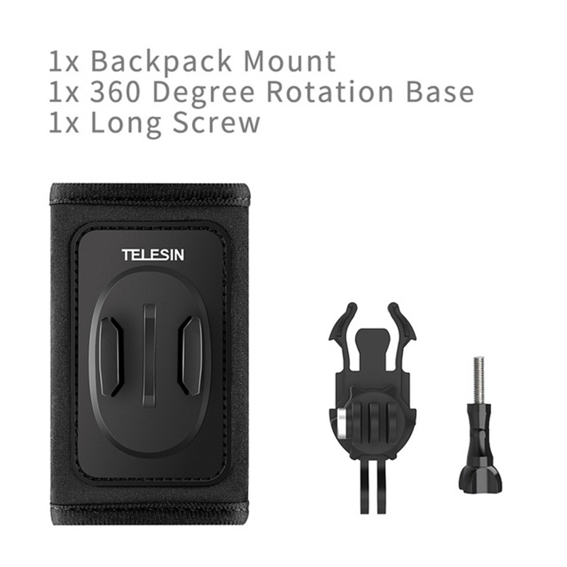 TELESIN-360deg-Rotation-Backpack-Shoulder-Strap-Mount-Clip-Quick-Release-Buckle-Base-Double-J-hook-f-1874741-14