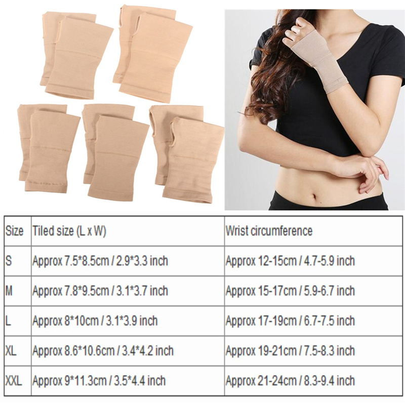 1-Pair-BeigeBlack-Carpal-Tunnel-Splint-Hand-Palm-Support-Brace-Bandage-Wrist-Sleeve-Forearm-Thumb-Gl-1060987-12